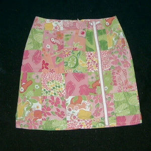 Tahiti Reef Club Pink Skort Skirt Size 2  NWOT